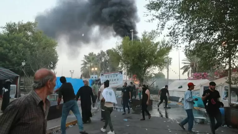 Manifestaciones en Bagdad, Irak
