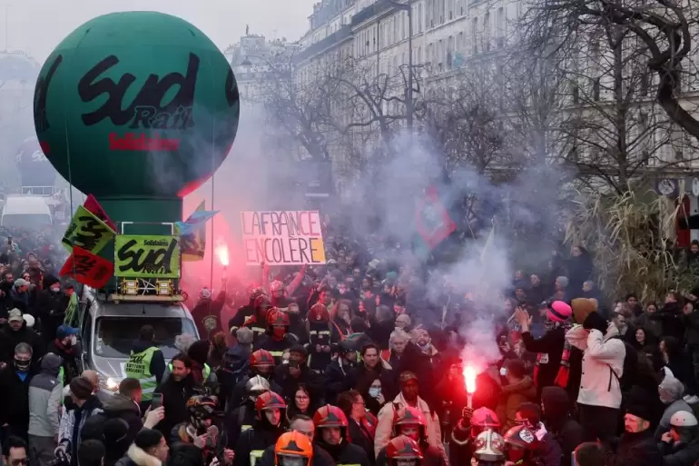 protestas. francia (Foto: Reuters)